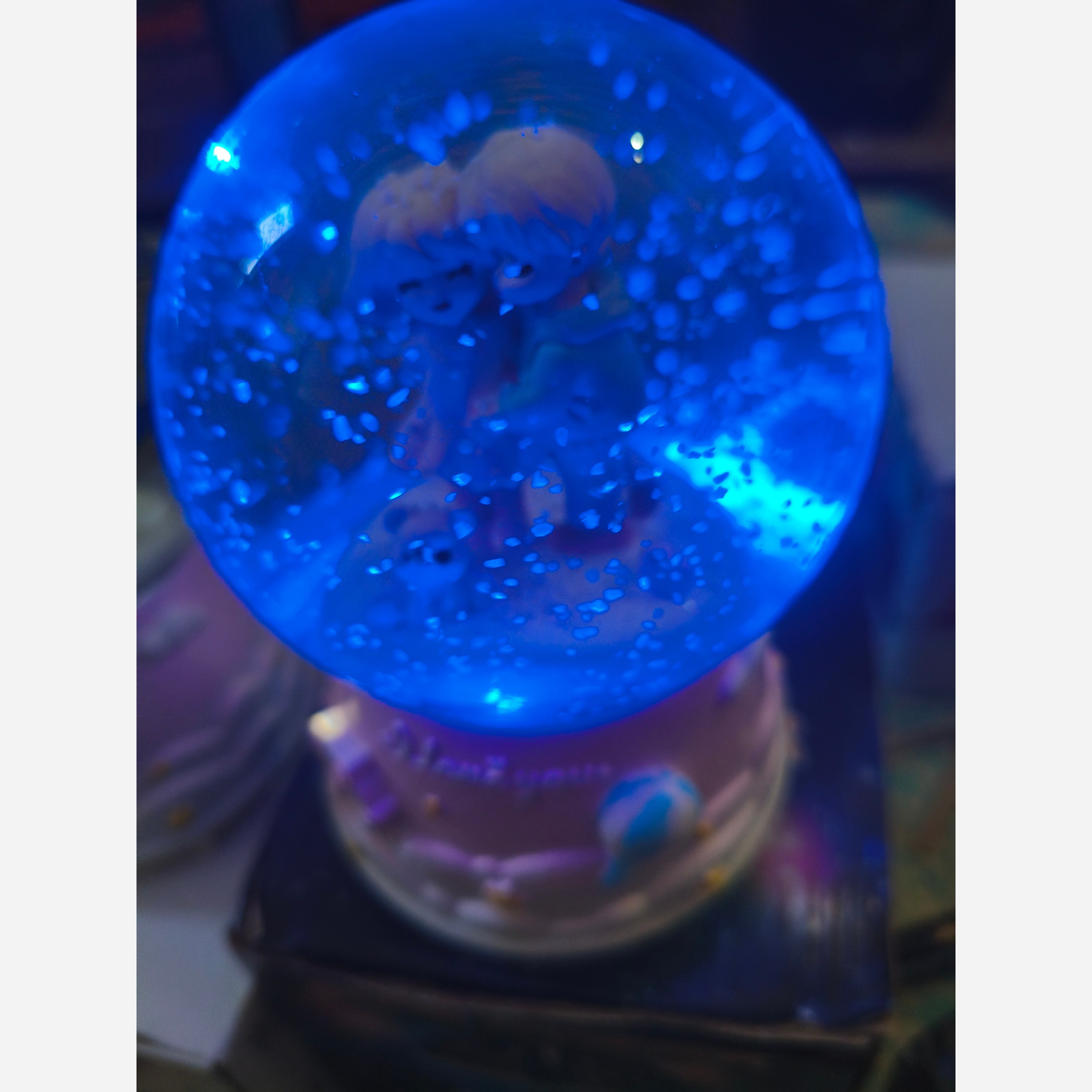 گوی پمپی عاشقانه موزیکال چراغ دارباتری خور